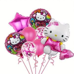 Hello Kitty Inflatable Balloons - 8 PIECE